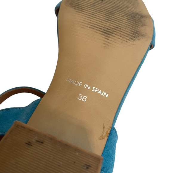 Anthropologie | Farylrobin Macarena Suede Heels Size 6 - Picture 9 of 11